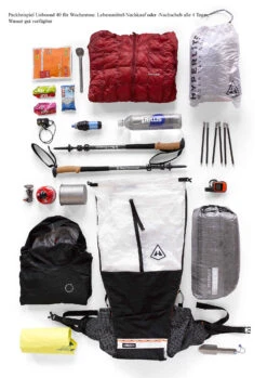 Hyperlite Mountain Gear Unbound 40 Black -AlpenMode Verkäufe unbound 40 packbeispiel 1